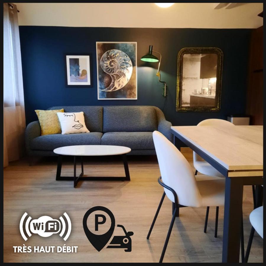 Le Blue Moon - 50M Centre Historique - Parking Privatif Apartment Sarlat-la-Caneda Luaran gambar